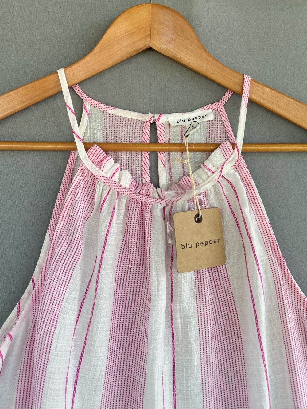 ๐5 for $45๐ NWT Blu Pepper top blouse size L - Picture 4 of 8